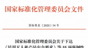 国标委55项强制性国标制修订 涉及安防行业多项标准